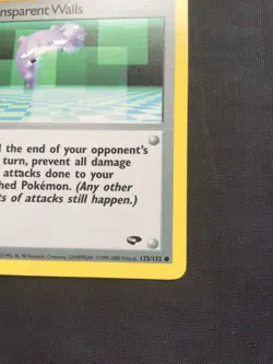 Pokemon: Gym Challenge 1st Edition Common: Transparent Walls 125/132 - Image 4