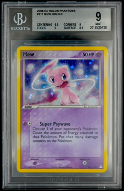 Pokemon Mew #111 / EX Holon Phantoms Holo Englisch / BGS 9 wie PSA - Image 1