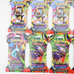 10 Sealed Phantasmal Flames Sleeved Blisters Packs Pokemon TCG Bundle Lot - Image 3