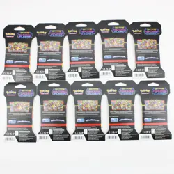 10 Sealed Phantasmal Flames Sleeved Blisters Packs Pokemon TCG Bundle Lot - Image 5