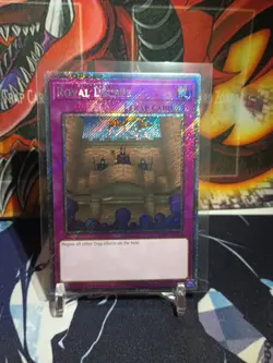 Yugioh Stampede - Royal Decree - Platinum Secret Rare - RA04-EN113 - Image 1