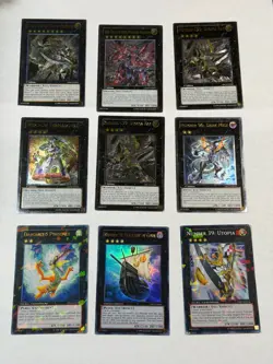 9x XYZ Lot HAT TENGU Divine Dragon Felgrand Ultimate Rare Duel Terminal Yugioh - Image 1