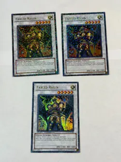 3x Fabled Ragin DT03-EN088 Ultra Rare Duel Terminal Promo Yugioh - Image 1