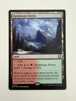 Karplusan Forest MTG Magic the Gathering Card NM Near Mint M3C - Image 1