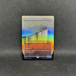 The Walls of Ba Sing Se BORDERLESS FOIL 0329 Magic MTG Avatar The Last Airbender - Image 1