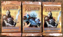 Magic: The Gathering (MtG), 3 factory sealed Dragon's Maze (DGM) booster packs - Image 1