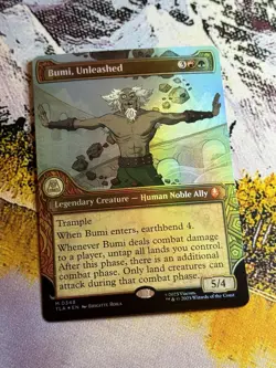 Bumi, Unleashed - Foil - Showcase Avatar MTG - Image 1