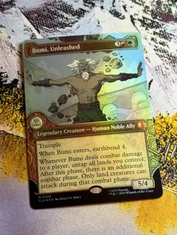 Bumi, Unleashed - Foil - Showcase Avatar MTG - Image 2