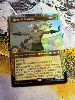 Bumi, Unleashed - Foil - Showcase Avatar MTG - Image 3