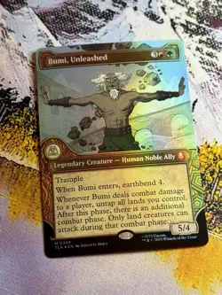 Bumi, Unleashed - Foil - Showcase Avatar MTG - Image 5
