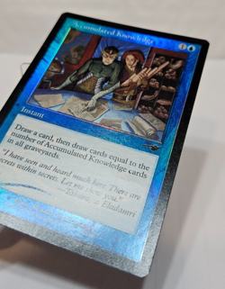 FOIL Accumulated Knowledge Nemesis MTG Magic the Gathering 7212 - Image 2