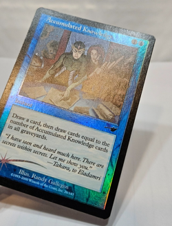 FOIL Accumulated Knowledge Nemesis MTG Magic the Gathering 7212 - Image 3