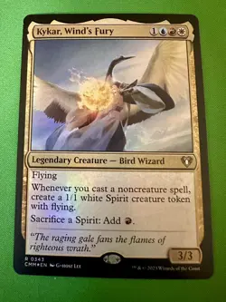Kykar Wind's Fury 343 Foil - MTG CMM - M/NM Unplayed FAST2SHIP!! - Image 1