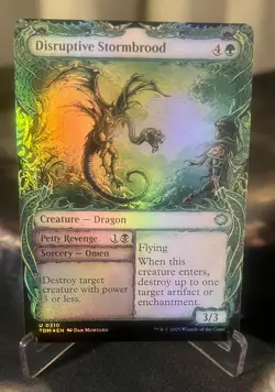 Disruptive Stormbrood (Showcase, Foil, #310, NM) Tarkir: Dragonstorm (TDM), MTG - Image 1