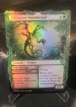 Disruptive Stormbrood (Showcase, Foil, #310, NM) Tarkir: Dragonstorm (TDM), MTG - Image 3