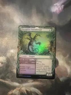 Disruptive Stormbrood (Showcase, Foil, #310, NM) Tarkir: Dragonstorm (TDM), MTG - Image 4