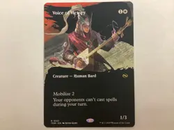 MTG Tarkir Dragonstorm VOICE OF VICTORY Borderless NM (3118) Graded Power - Image 1