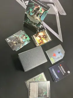 Magic the Gathering 40k Necron Dynasties Deck Sleeved with Box Complete - Image 2