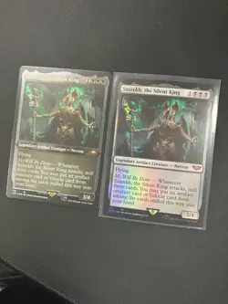 Magic the Gathering 40k Necron Dynasties Deck Sleeved with Box Complete - Image 3