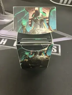 Magic the Gathering 40k Necron Dynasties Deck Sleeved with Box Complete - Image 4