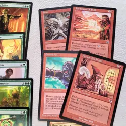 Cutom Complete COMMANDER DECK Magic. Toxic Poison infect themed - Red and Green - Image 4