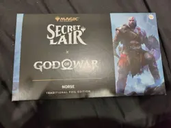 NEW in Hand Secret Lair x God of War Norse | FOIL | Playstation Drop Sealed - Image 1