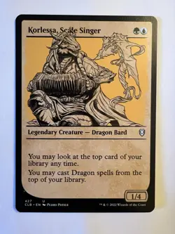 Korlessa, Scale Singer Showcase #427 Battle for Baldur's Gate Magic MTG NM - Image 1