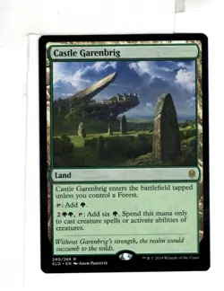 MTG SkeenAB Castle Garenbrig from Throne of Eldraine. NM. - Image 1