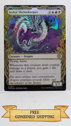 Jeskai Shrinekeeper (Showcase) Tarkir: Dragonstorm Foil - Image 1