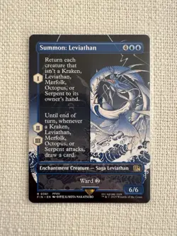 Summon: Leviathan (Borderless) R0361 FINAL FANTASY (FIN) Magic MTG NM - Image 1
