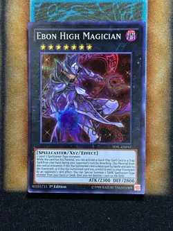 Yugioh Ebon High Magician TDIL-EN052 Super Rare 1st Ed LP - Image 1