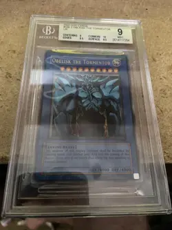 Yu-Gi-Oh! TCG Obelisk the Tormentor American God Cards GBI-002 Ultra rare BGS 9 - Image 1