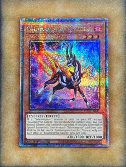 Yugioh Salamangreat Gazelle MP24-EN049 Quarter Century Rare 1st Ed NM - Image 1