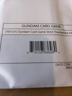 Gundam Card Game Store Tournament Kit TKIT-01 English NEW SEALED TCG - Image 3