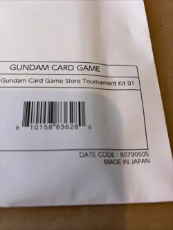 Gundam Card Game Store Tournament Kit TKIT-01 English NEW SEALED TCG - Image 4