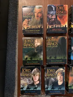 Huge Lot 3,850 Lord Of The Rings 12 Expansions CCG TCG Decipher Cards Decks READ - Image 2
