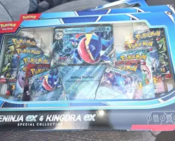 Pokemon Trading Card Game Greninja ex and Kingdra ex Special Collection Box. New - Image 1