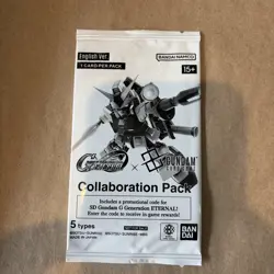 Gundam TCG Card Game Promotional G -Eternal Collaborative Pack *Sealed *English - Image 1