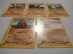 Pokemon Trading Card Game eCard Skyridge Fighting Type Lot Near Mint TCG NM - Image 5