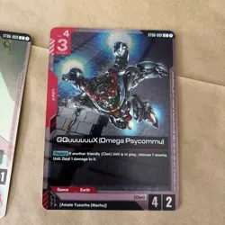 Gundam Promo Card ST06-002 GQuuuuuuX Foil Alternate Art Amate Machu TCG - Image 3