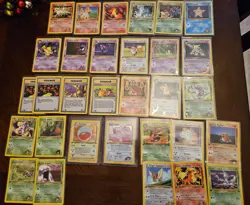 31 card lot Vintage WOTC All 1st edition Gym Challenge, Gym Heroes, Jungle,Team - Image 1