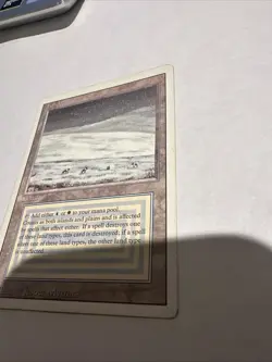 Magic the Gathering Tundra Revised Edition Dual Land Regular Card MP - Image 3