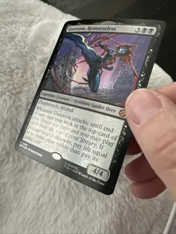 MTG Magic The Gathering Card Gwenom, Remorseless Marvel's Spider-Man Foil P0286 - Image 3