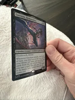 MTG Magic The Gathering Card Gwenom, Remorseless Marvel's Spider-Man Foil P0286 - Image 4