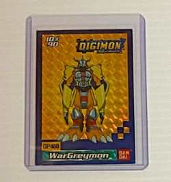 2001 Bandai Digimon TCG ID#90 WarGreymon Holo Card DP460 - Image 1