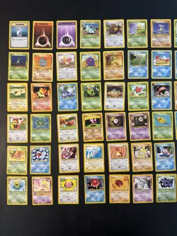 78 Card Vintage Pokemon Card Lot Base Set Jungle Fossil Neo Discovery - Image 3