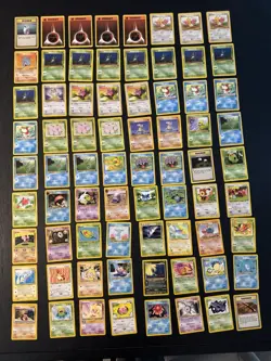 72 Card Vintage Pokemon Card Lot Base Set Jungle Fossil Neo Discovery Revelation - Image 1
