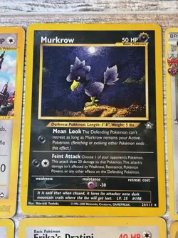 Lot Of 9x Vintage Medium To Heavy Play Pokemon Cards Eevee 75/147 Eevee 38/75 - Image 3