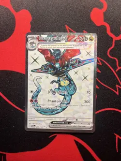 Pokemon TCG Dragapult EX Twilight Masquerade Ultra Rare Card 200/167 - Image 1