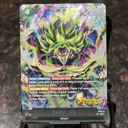 Broly FS10-14 Foil DB Legends Stamp Dragon Ball Super Card Game | NM - Image 1